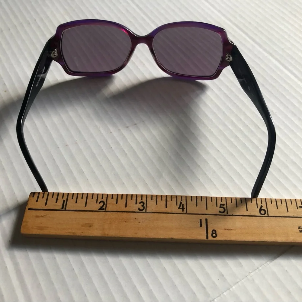 Ellen Tracy Lima eyeglasses‎ soft rectangular frame 58016L. 135mm eggplant